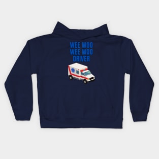 Wee Woo Ambulance Kids Hoodie